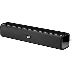 Adesso Xtream S5 USB-Powered Desktop Computer Sound Bar Speaker with Dynamic Sound- 5W x 2 - Portable