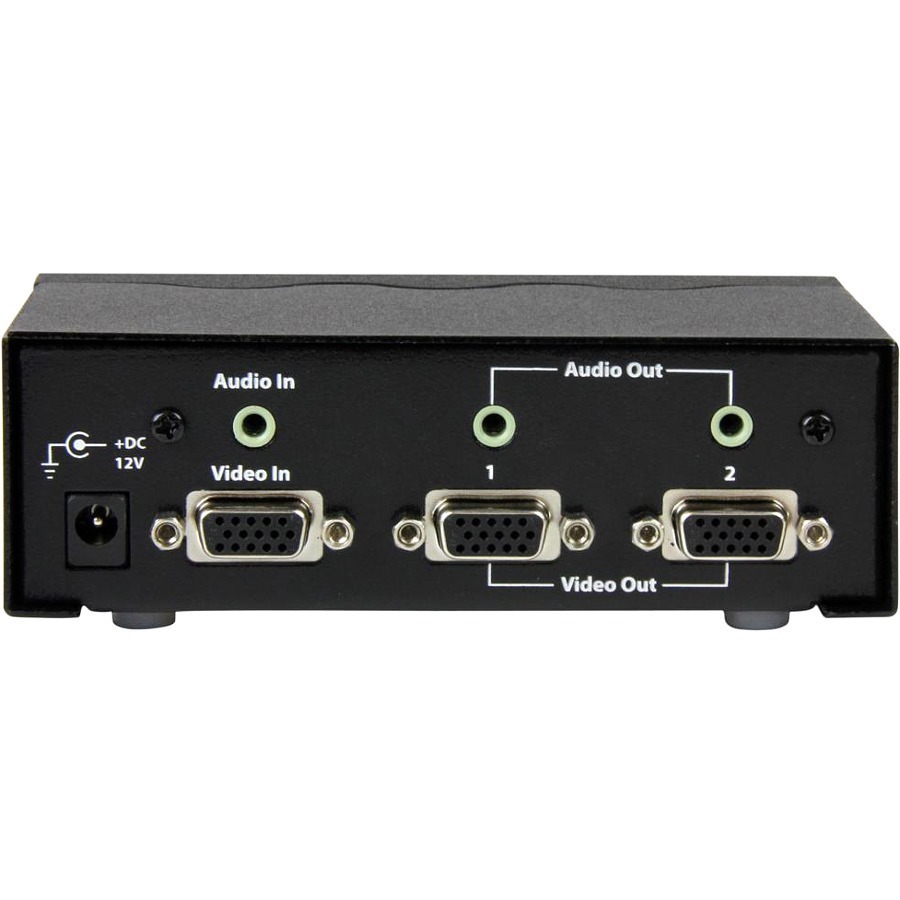 StarTech.com 2 Port High Resolution 400 MHz VGA Video and Audio Splitter - Video/audio splitter - 2 ports
