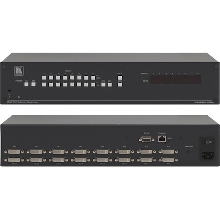 Kramer VS-88HDCPxl 8x8 DVI (HDCP) Matrix Switcher