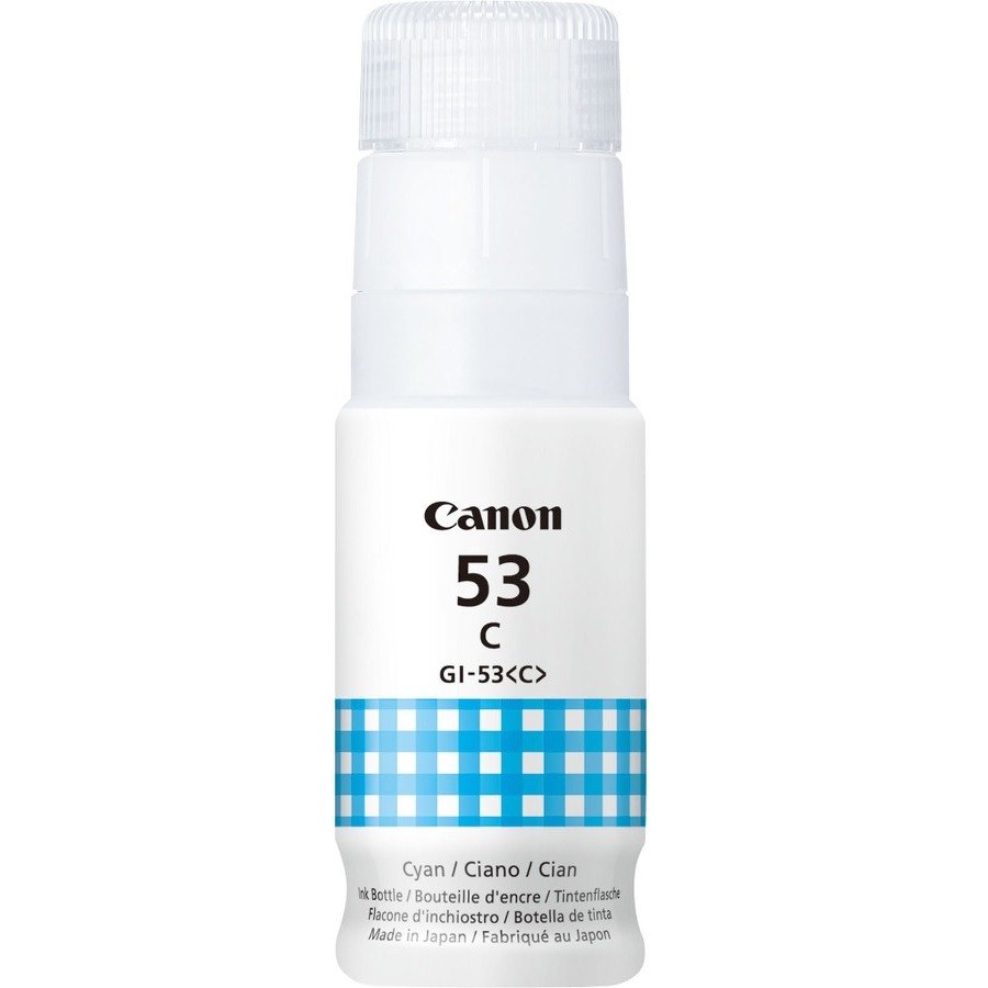 Canon GI-53C Refill Ink Bottle - Cyan - Inkjet