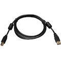 Eaton Tripp Lite Series USB 2.0 A to B Cable with Ferrite Chokes (M/M), 3 ft. (0.91 m)