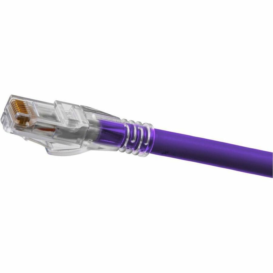 Hubbell Premise Wiring Copper Solutions, Patch Cords, Cat6, Shielded, Purple, 10' Length