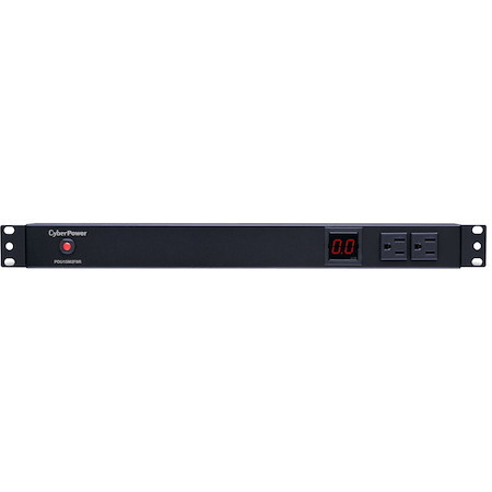 CyberPower PDU15M2F8R Single Phase 100 - 125 VAC 15A Metered PDU