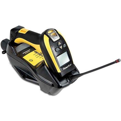 Datalogic PowerScan PM9501 Handheld Barcode Scanner Kit - Wireless Connectivity - Yellow