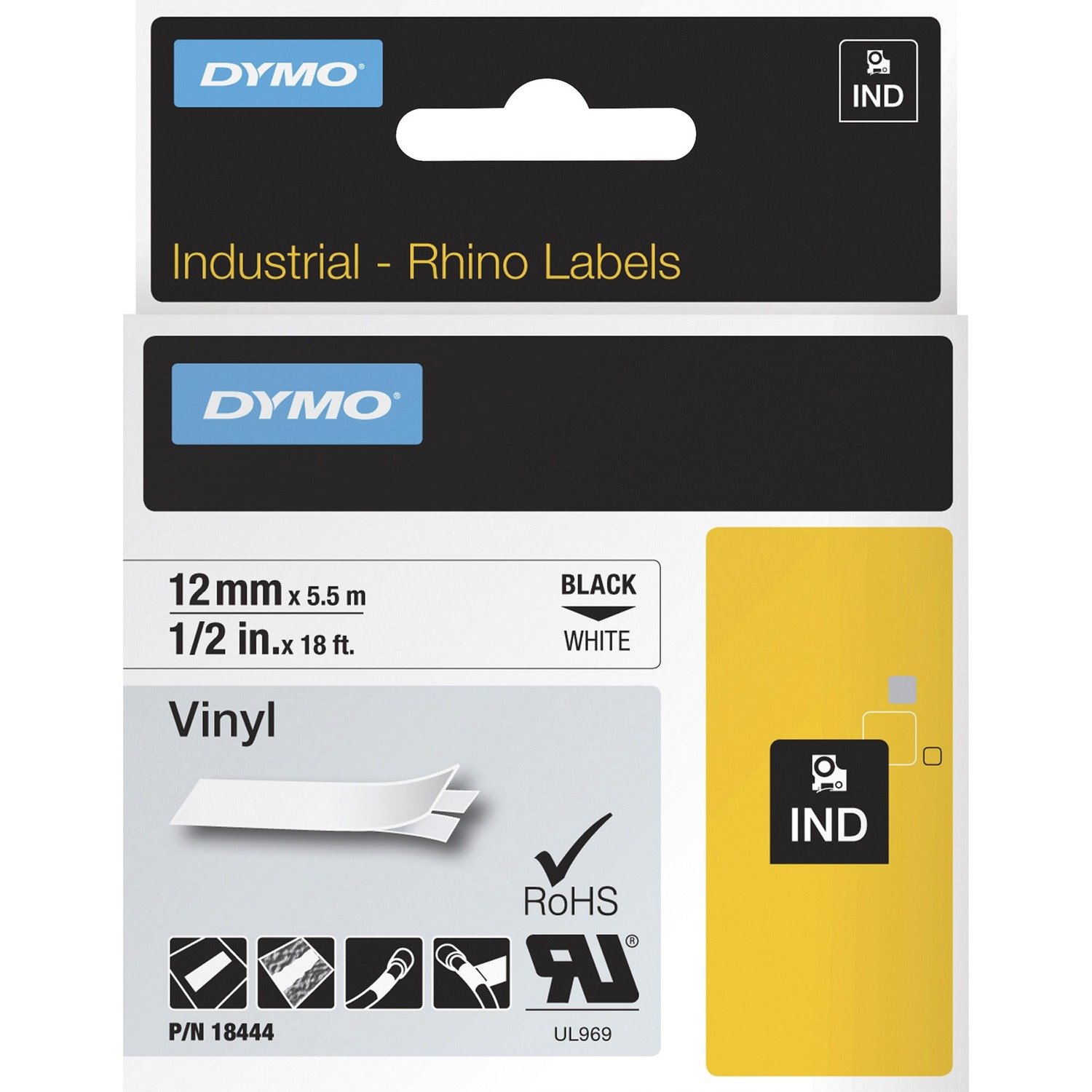 Dymo Rhino Industrial Vinyl Labels