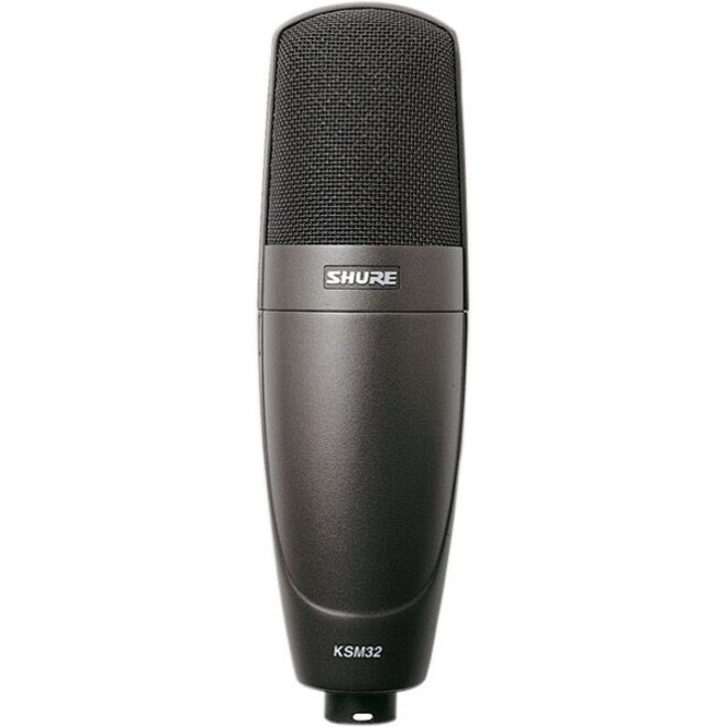 Shure KSM32/CG Wired Condenser Microphone - Charcoal Gray