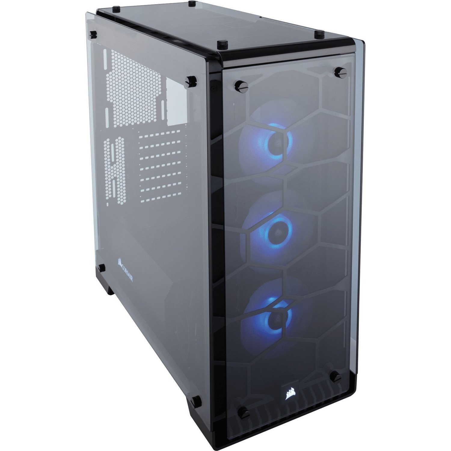 Corsair Crystal 570X Computer Case - Mini ITX, Micro ATX, ATX Motherboard Supported - Mid-tower - Steel - Black