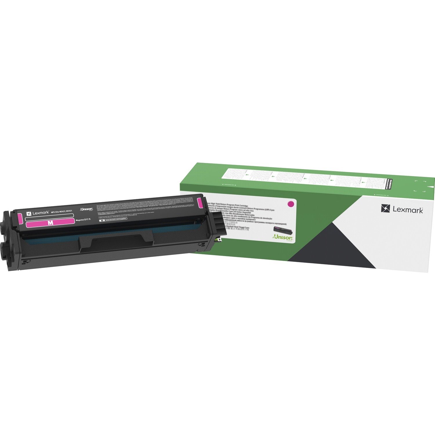 Lexmark Unison Original Laser Toner Cartridge - Magenta - 1 Each