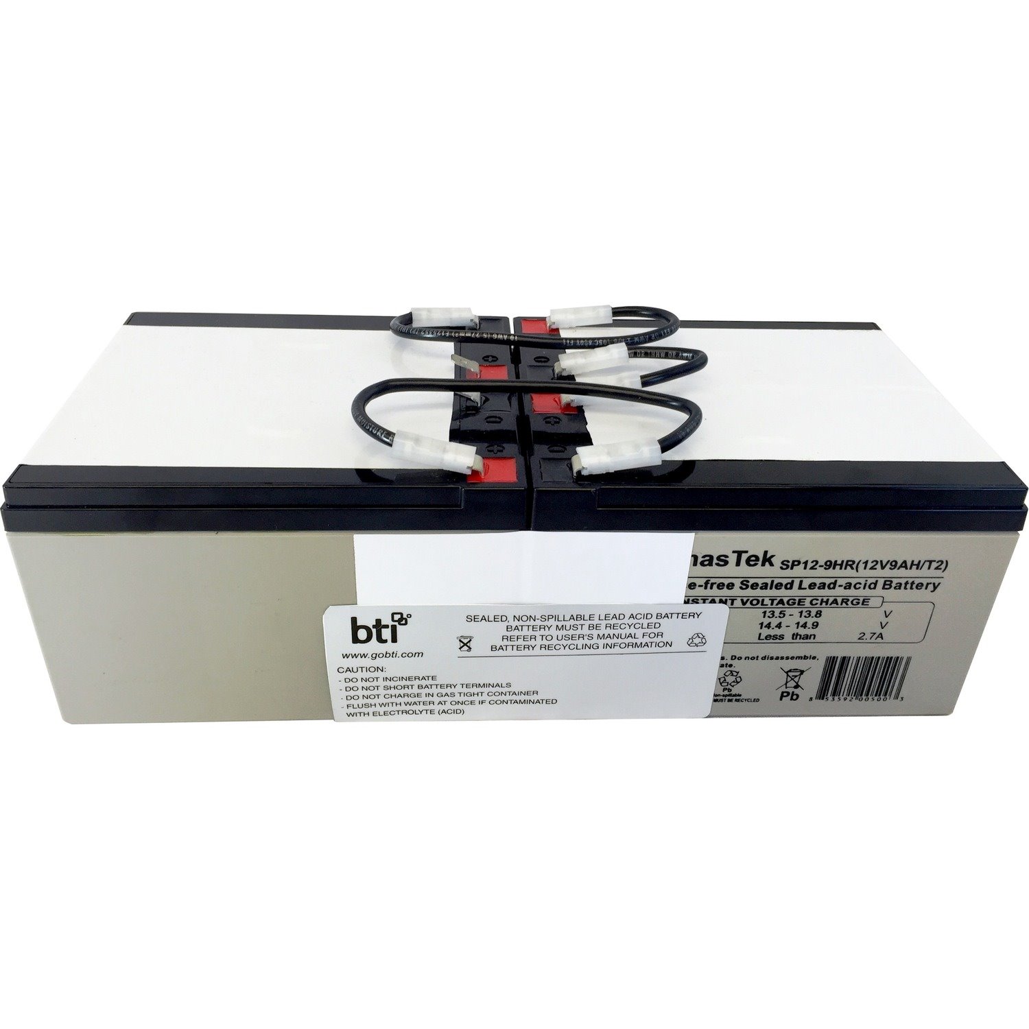 BTI RBC94-3U-BTI SEALED LEAD ACID BATTERY FOR EATON TRIPP LITE - 2yr Warranty - SMART5000TEL3U, SMART5000XFMRXL, SMX5000XLRT3U
