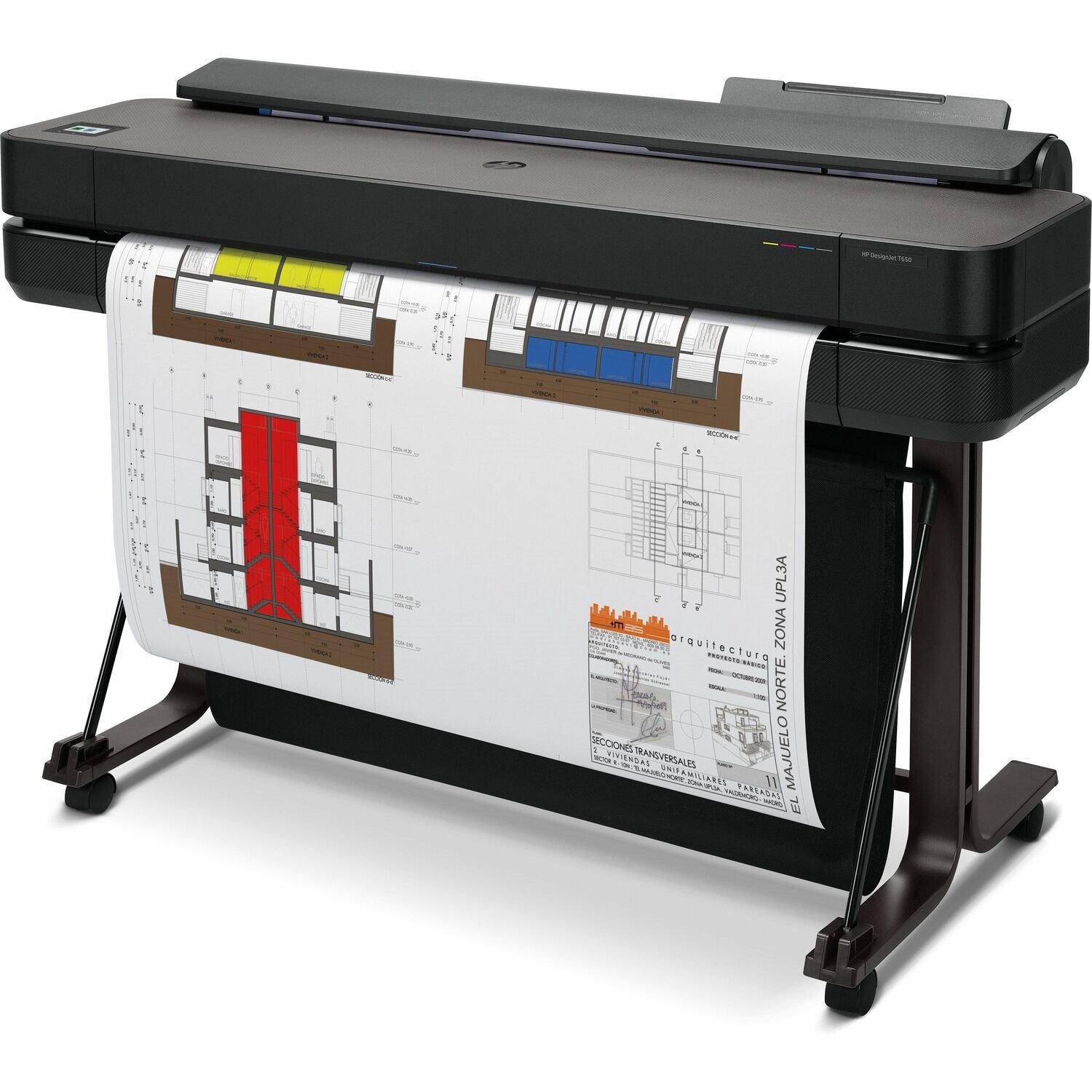 HP Designjet T650 A1 Inkjet Large Format Printer - 914.40 mm (36") Print Width - Colour
