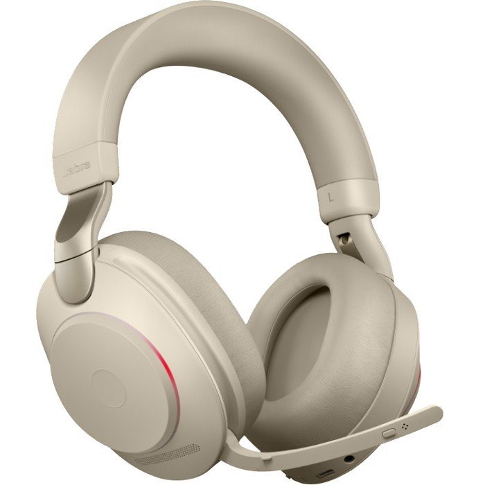 Jabra Evolve2 85 Wireless Over-the-head Stereo Headset - Beige