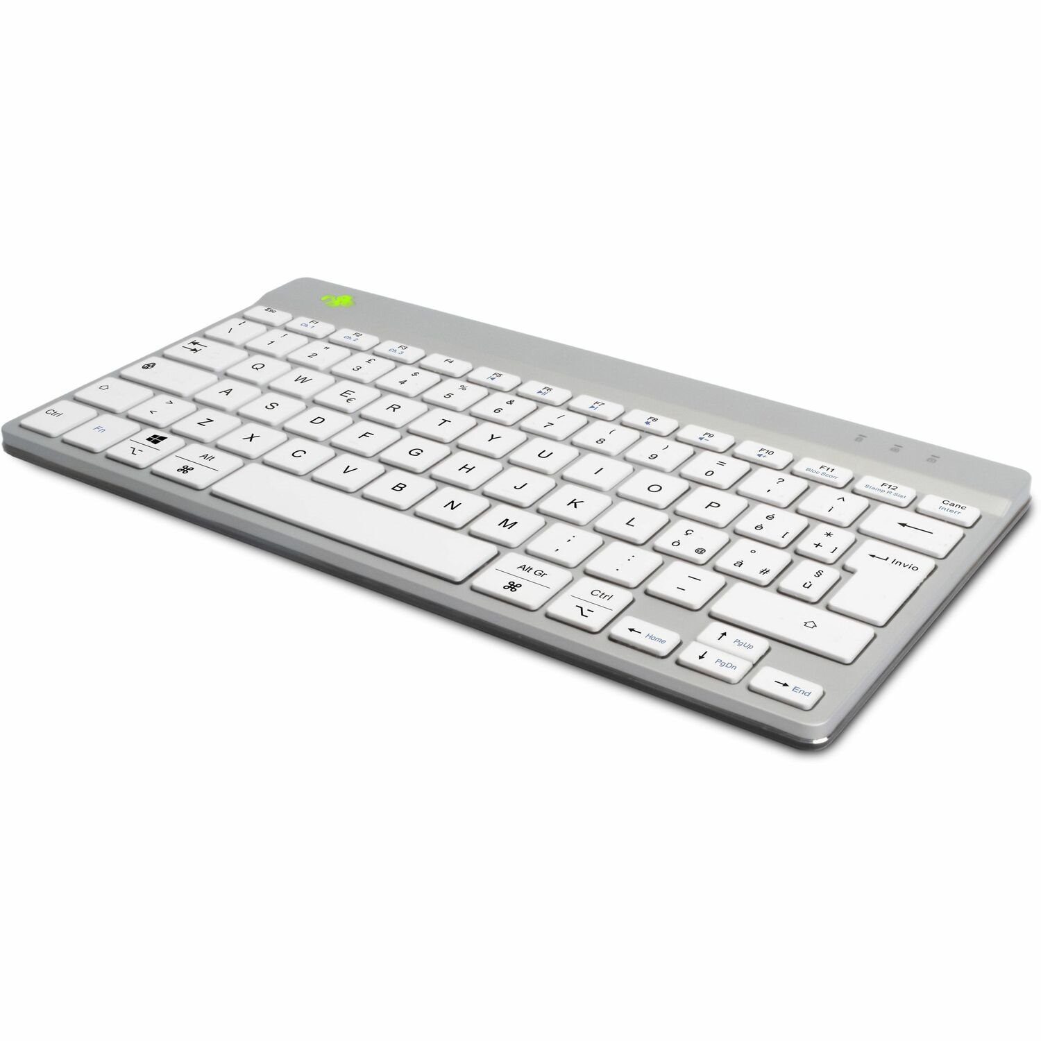 R-Go Compact Break ergonomic keyboard, with break software, Bluetooth 5.0, QWERTY (US) layout, wireless, black