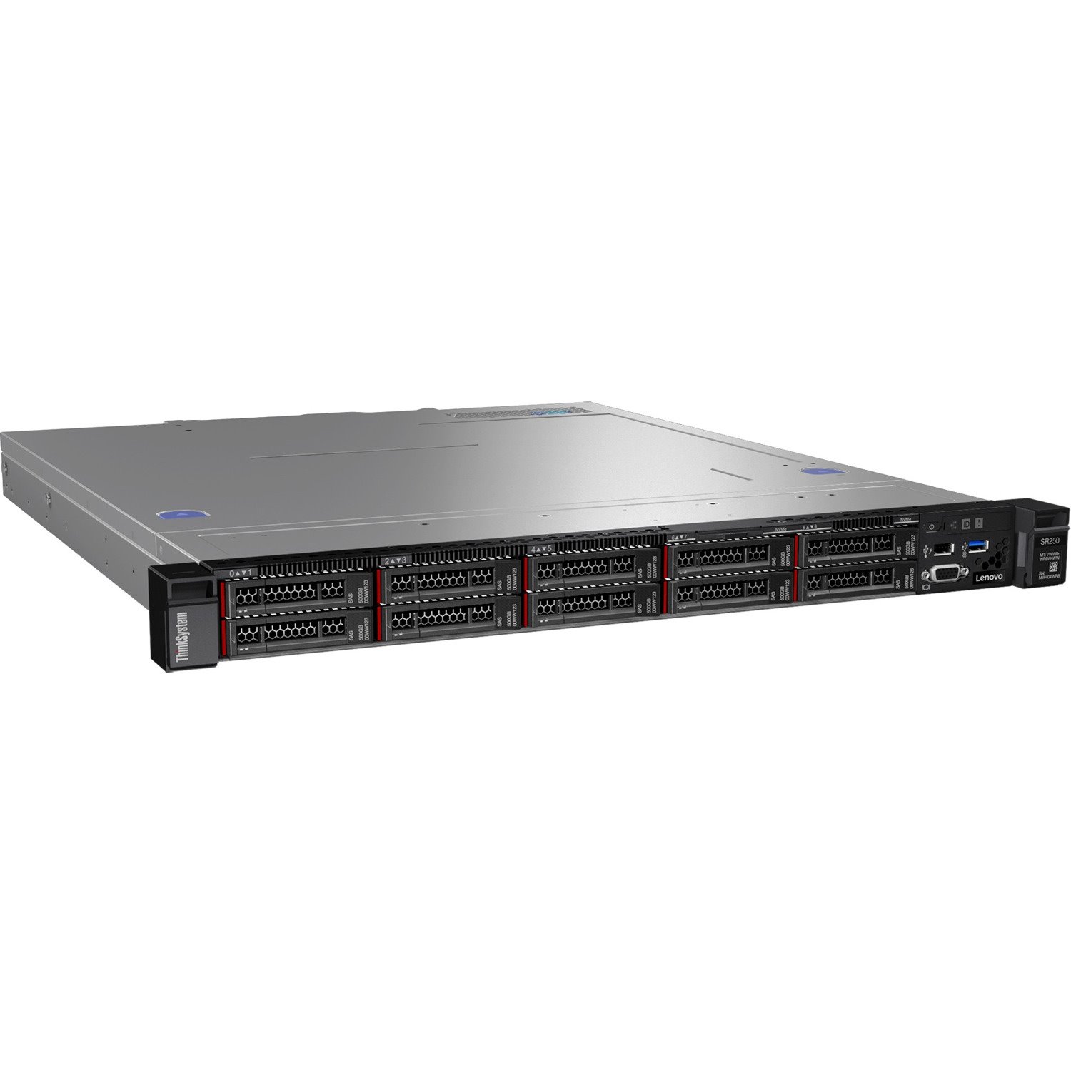 Lenovo ThinkSystem SR250 7Y51A00WAU 1U Rack Server - 1 x Intel Xeon E-2144G 3.60 GHz - 16 GB RAM - Serial ATA/600 Controller