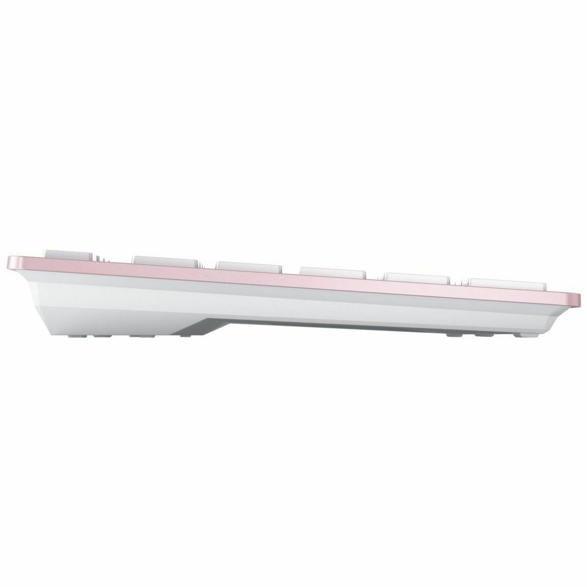 CHERRY KW 7100 Keyboard - Wireless Connectivity - English (UK) - Cherry Blossom