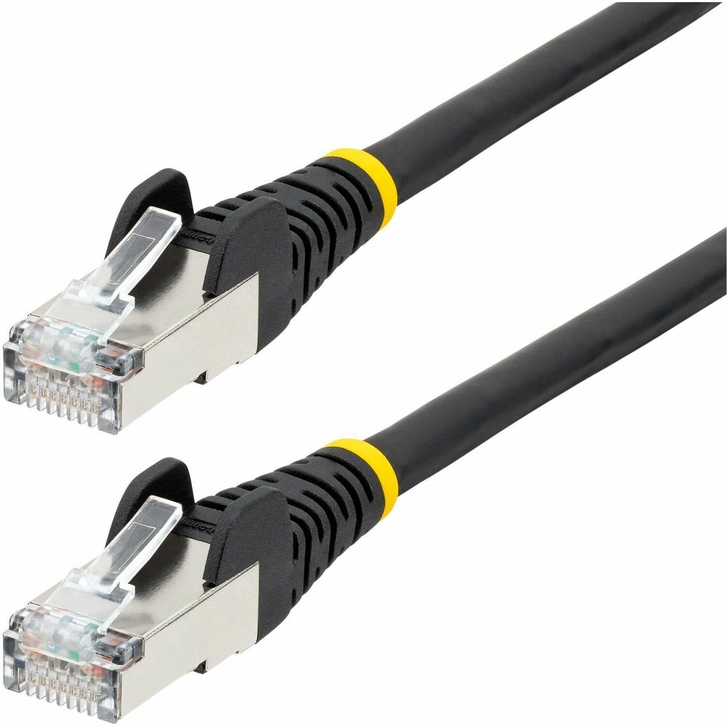 StarTech.com 75ft Black CAT6a Ethernet Cable, Snagless RJ45, 10G, 100W PoE, S/FTP, LSZH, 27AWG Pure Copper, 500MHz, Shielded Network Cord