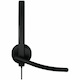 Logitech H570E Wired Over-the-head Stereo Headset - Black