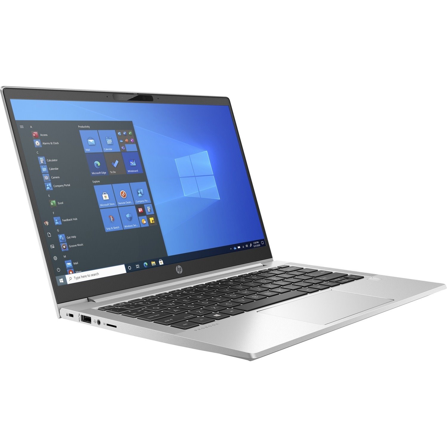 HP ProBook 430 G8 13.3" Notebook - HD - 1366 x 768 - Intel Core i7 11th Gen i7-1165G7 Quad-core (4 Core) - 16 GB Total RAM - 256 GB SSD - Pike Silver Plastic