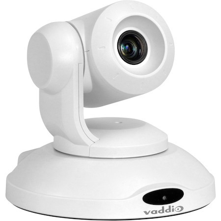 Vaddio EasyIP 10 PTZ Camera - For Conference Rooms - TAA Compliant - White