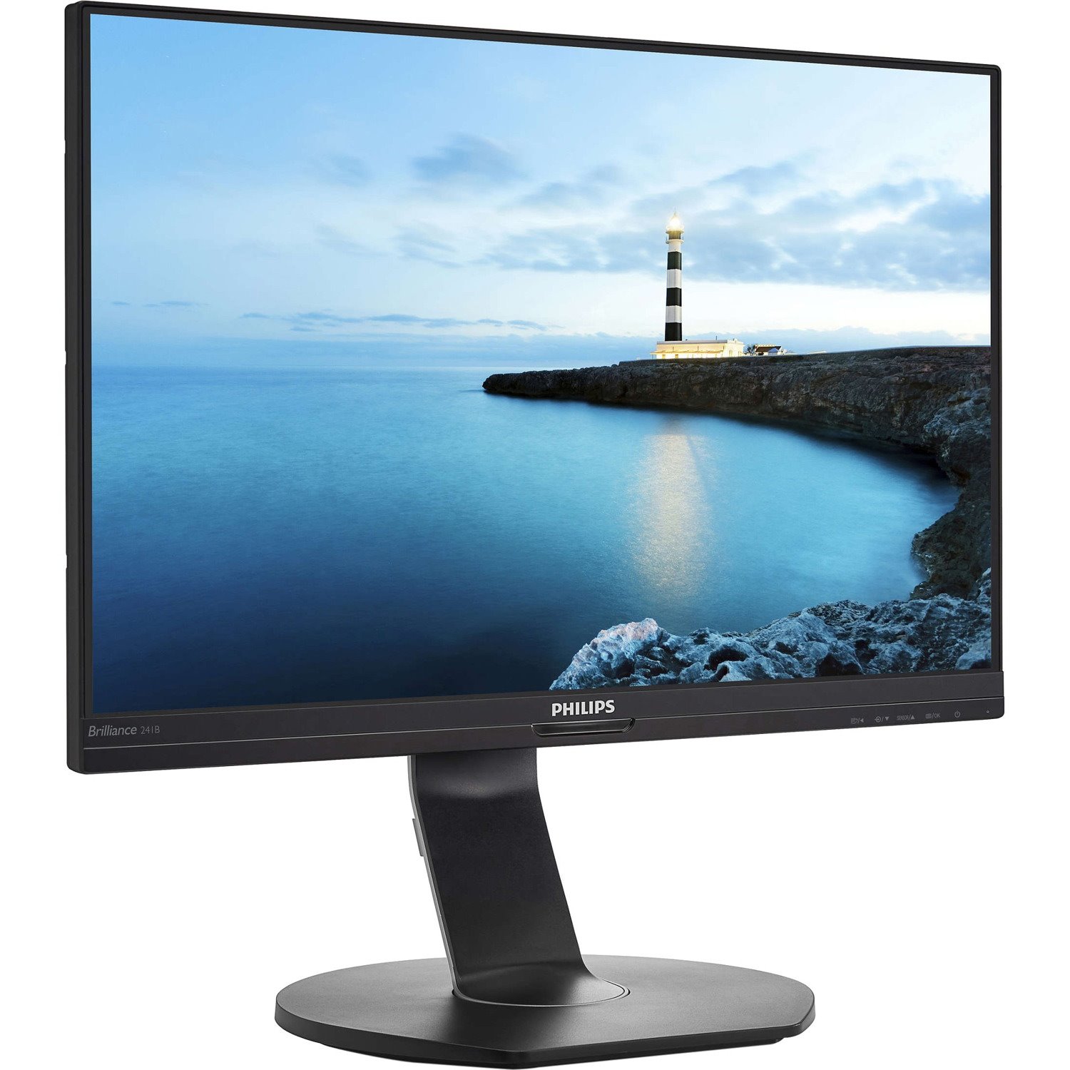 Philips B 241B7QUPBEB Full HD LCD Monitor - 16:9 - Textured Black