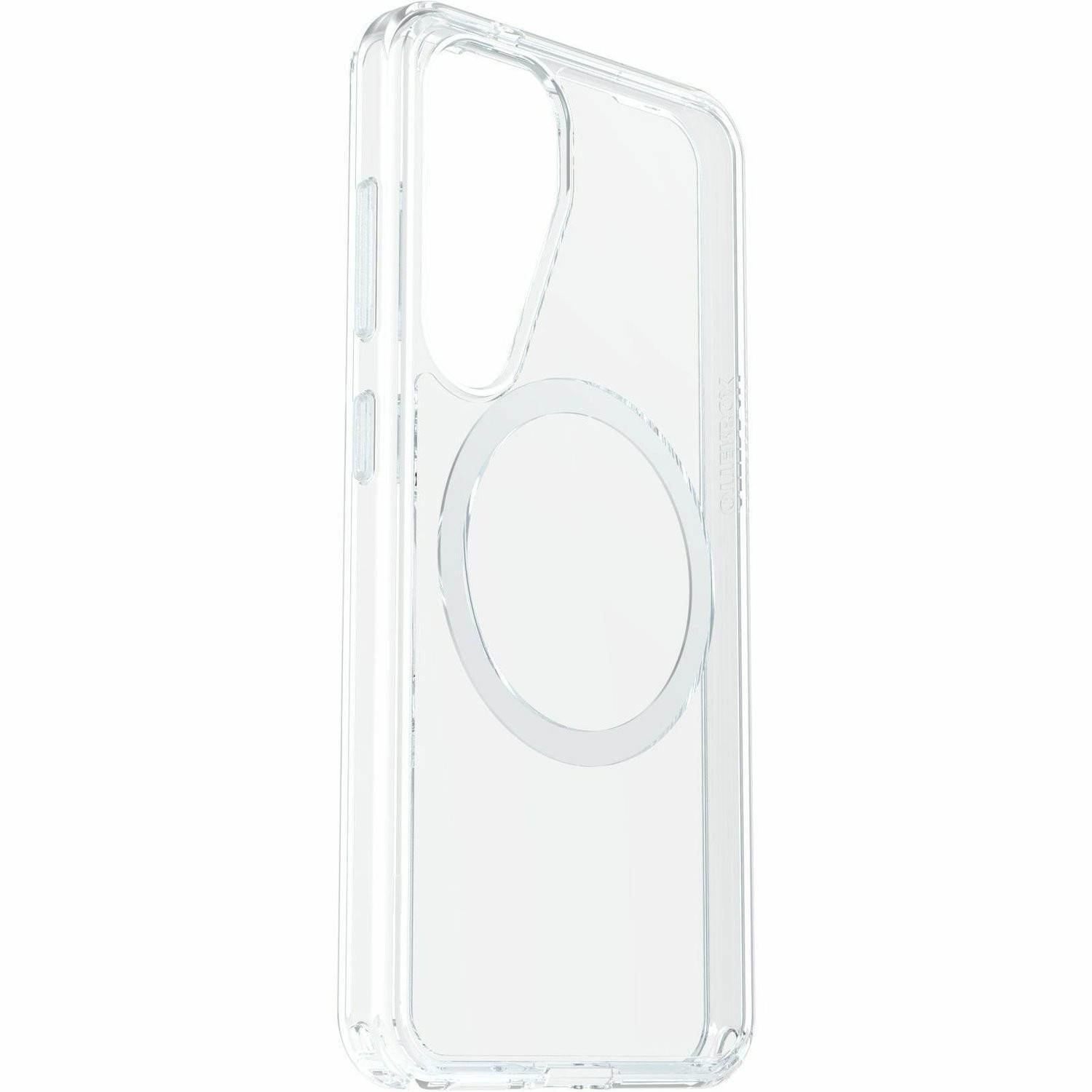 OtterBox Symmetry Clear Magnets Samsung Galaxy S25 5G (6.2') Case Clear - (77-97403), DROP+ 3X Military Standard, Raised Edges, 7 Years Warranty