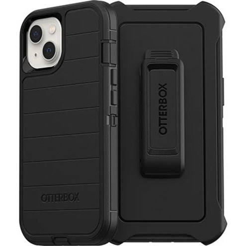 OtterBox Defender Series Pro Rugged Carrying Case (Holster) Apple iPhone 13 Smartphone - Black