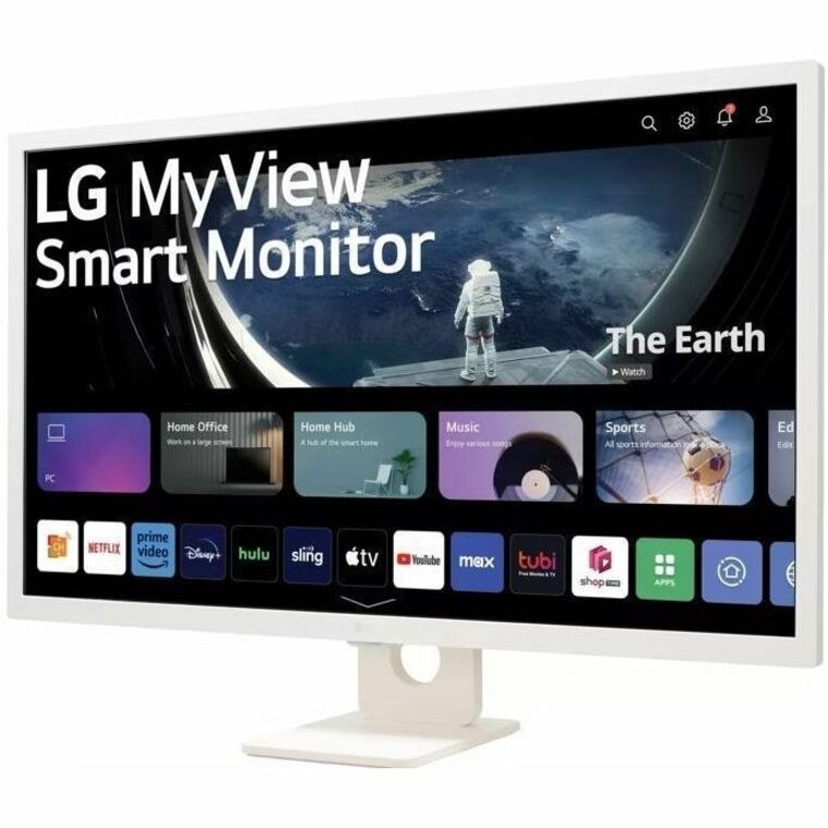 LG MyView 32SR53FS-W 32" Class Full HD Smart LCD Monitor - 16:9 - White