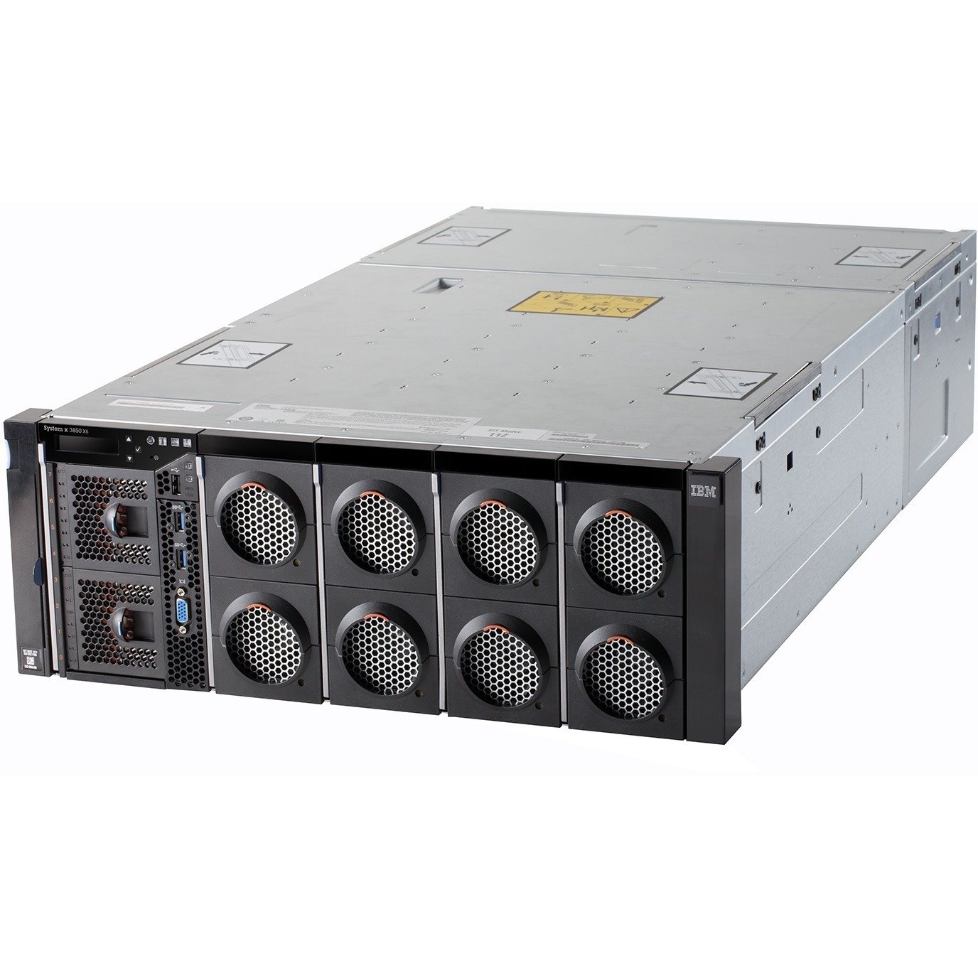 Lenovo System x x3850 X6 62418BU 4U Rack Server - 2 Xeon E7-8880 v4 2.20 GHz - 256 GB RAM - 7.20 TB HDD - (6 x 1.2TB) HDD Configuration - 800 GB SSD - (2 x 400GB) SSD Configuration - Serial ATA, 12Gb/s SAS Controller