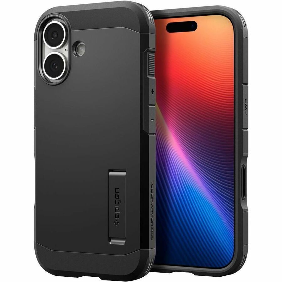 Spigen Tough Armor T Case voor Apple iPhone 17 Smartphone - Zwart