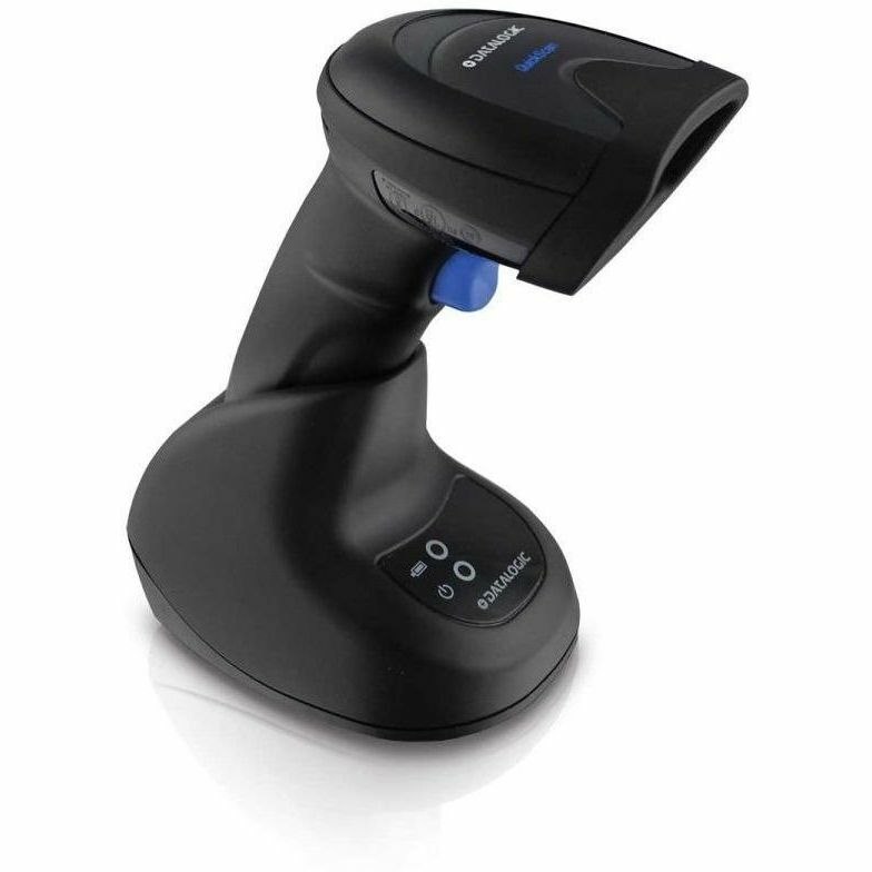 Datalogic QuickScan QM2500 Retail, Commercial Service, Hospitality, Transportation, Government, Laboratory Handheld Barcode Scanner Kit - Wireless Connectivity - Black