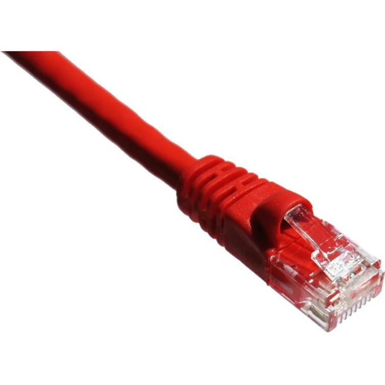 Axiom 15FT CAT6A 650mhz Patch Cable Molded Boot (Red)