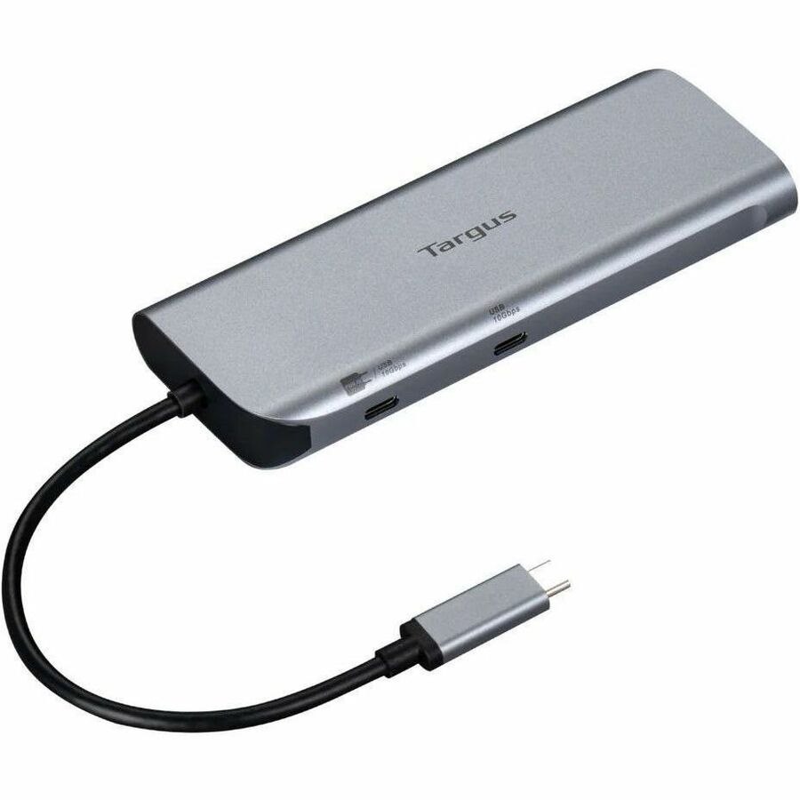 Targus USB 3.2 (Gen 2) Type C Dockingstation - Oplaadmogelijkheid - Zilver - Draagbaar