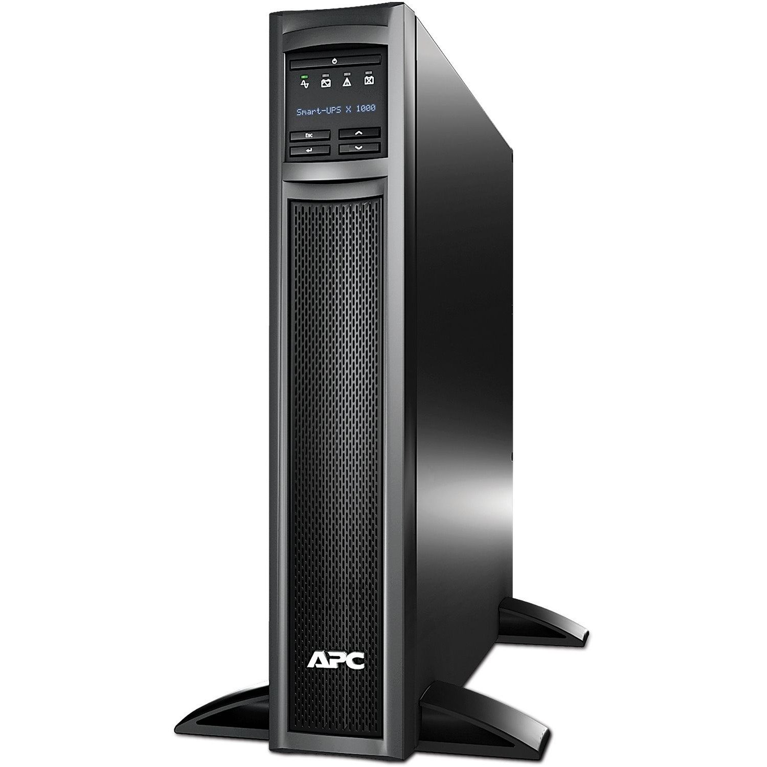 APC Smart-UPS X, Line Interactive, 1000VA, Rack/tower convertible 2U, 120V, 8x 5-15R NEMA, SmartConnect port, Extended runtime