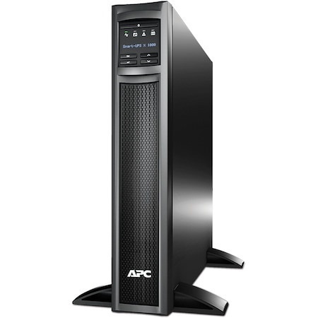 APC Smart-UPS X, Line Interactive, 1000VA, Rack/tower convertible 2U, 120V, 8x 5-15R NEMA, SmartConnect port, Extended runtime