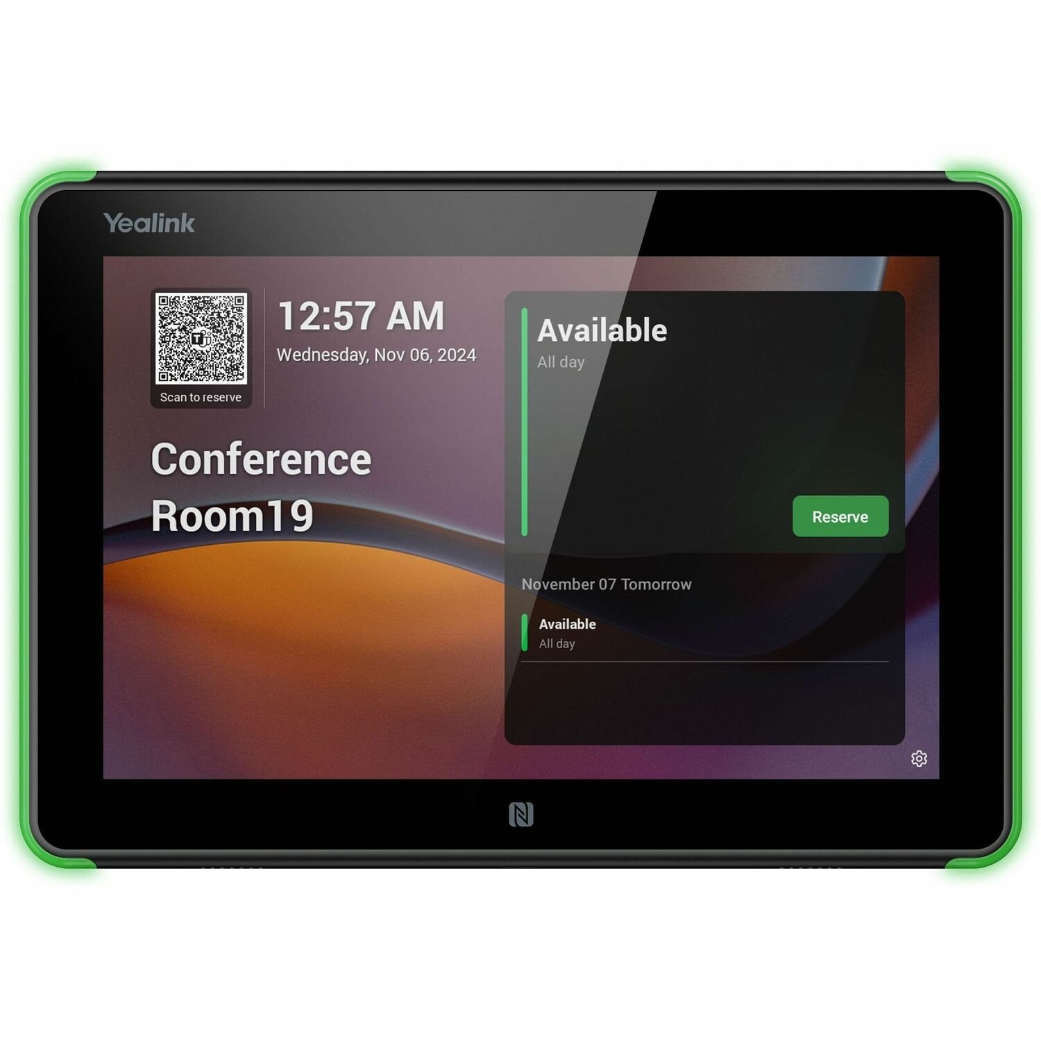 Yealink RoomPanel E2 Meeting Room Scheduler