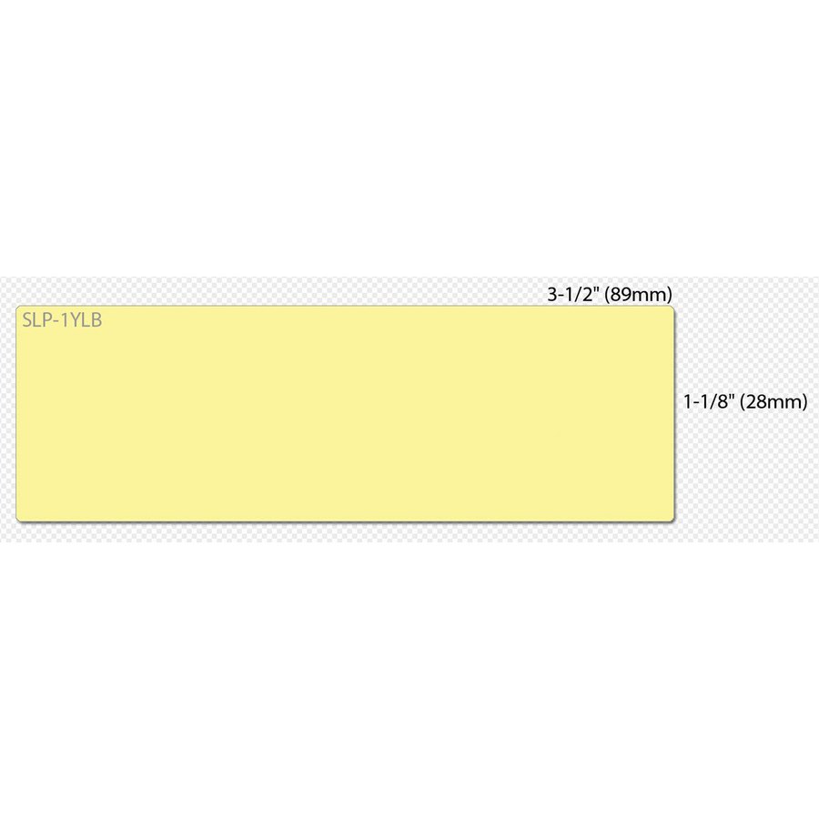 SeikoSLP-1YLB Yellow Address Labels