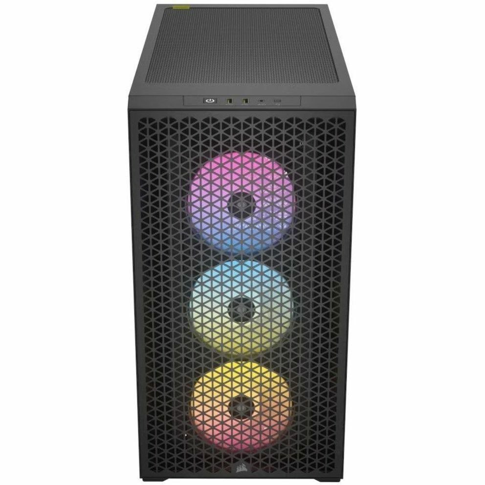 Corsair 3000D RGB AIRFLOW Mid-Tower PC Case - Black