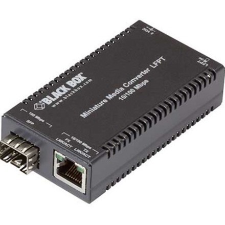 Black Box MultiPower Miniature Media Converter Fast Ethernet SFP