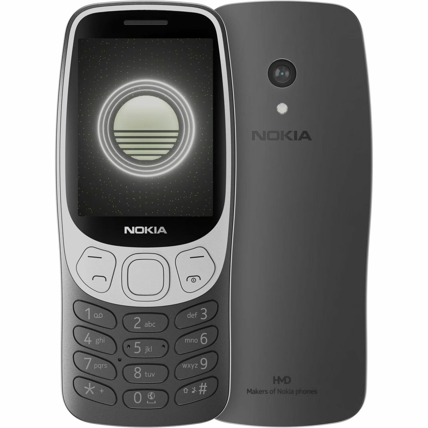 Nokia 3210 128 MB Feature Phone - 2.4" TFT LCD QVGA 240 x 320 - Cortex A71 GHz - 64 MB RAM - 4G - Grunge Black