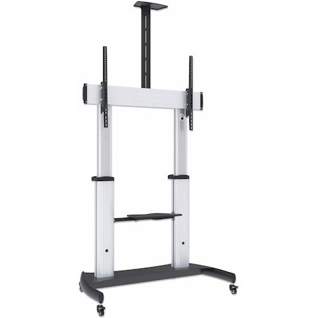Trolley Mount Stand for TV & Monitors, For screens: 60" to 100" ,VESA compatability:all between 200x200 to 800x600mm -check the dimensions of the four mounting holes on back of screen to ensure it fits,Max 100kg,Height adjustable 1200 to 1685mm,LFD,Bracket