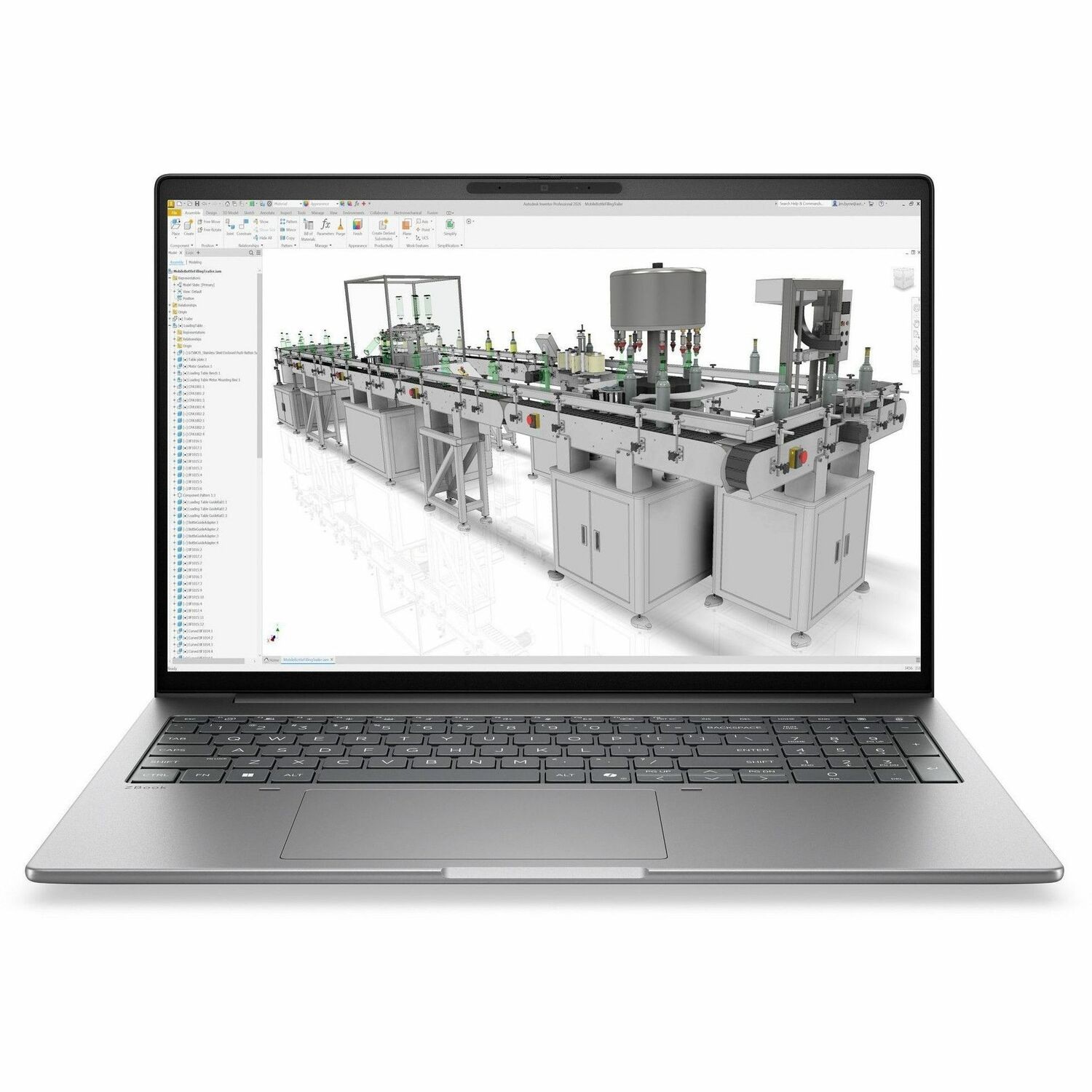 HP ZBook 8 G2i 16" Copilot+ PC Mobile Workstation - WUXGA - 60 Hz - Intel Core Ultra 7 Series 3 356H - 32 GB - 512 GB SSD - English Keyboard - Meteor Silver Aluminum