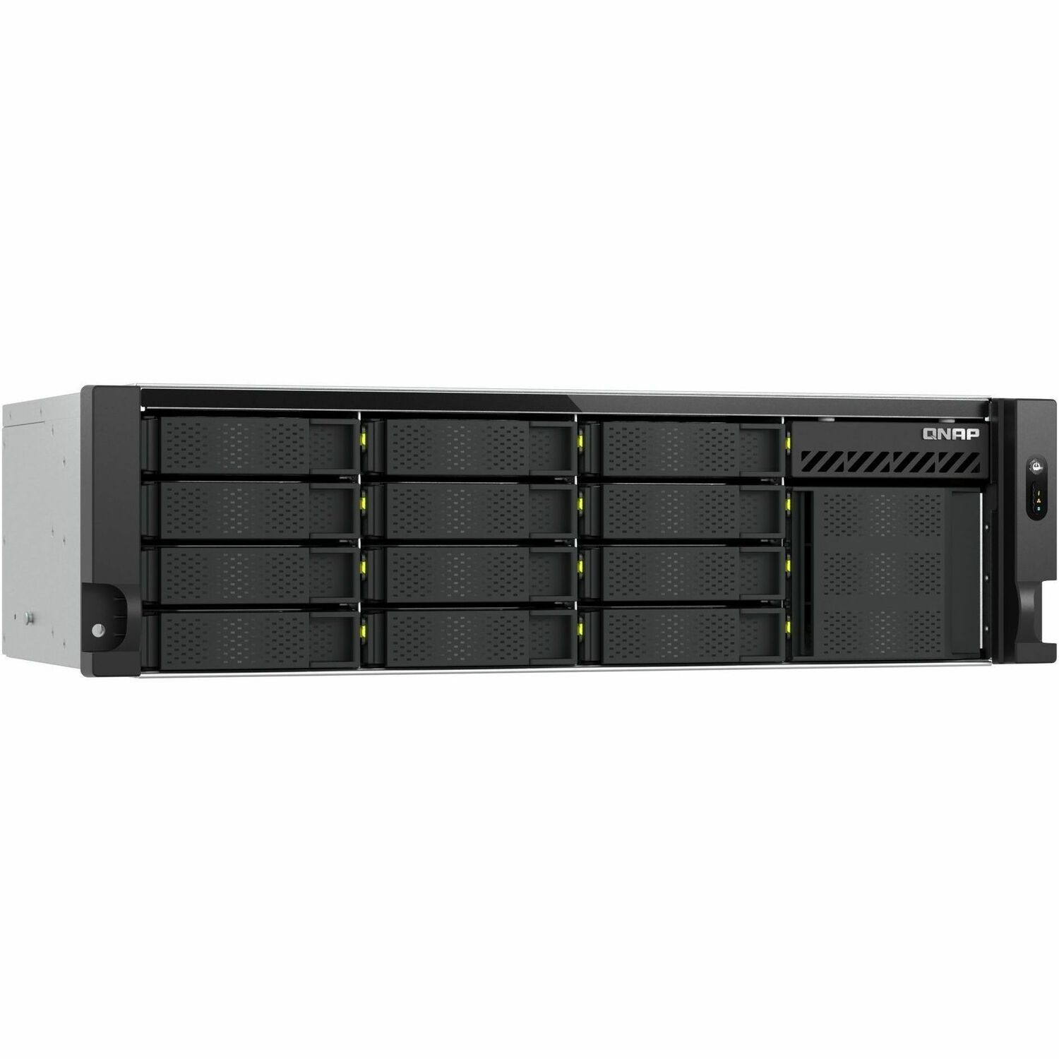 QNAP TS-H1655XEU-RP-8G 16 x Total Bays SAN/NAS Storage System - 4 GB Flash Memory Capacity - Intel Atom C5125 Octa-core (8 Core) 2.80 GHz - 8 GB RAM - DDR4 SDRAM Rack-mountable