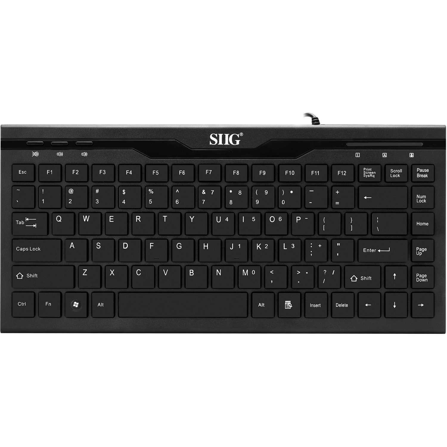 SIIG USB 87-Key Mini Keyboard