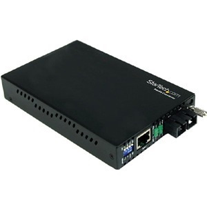 StarTech.com 10/100 Mbps Single Mode Fiber Media Converter SC 30 km