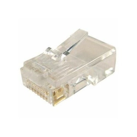 Dynamix RJ-45 Plug 20pc Bag 8P8C Modular Plug (Flat, Stranded) 50 Micron
