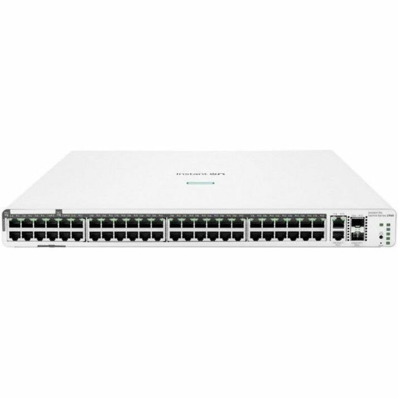 Aruba Instant On 1960 50 Ports Manageable Ethernet Switch - Gigabit Ethernet, 10 Gigabit Ethernet - 10/100/1000Base-T, 10GBase-T, 10GBase-X
