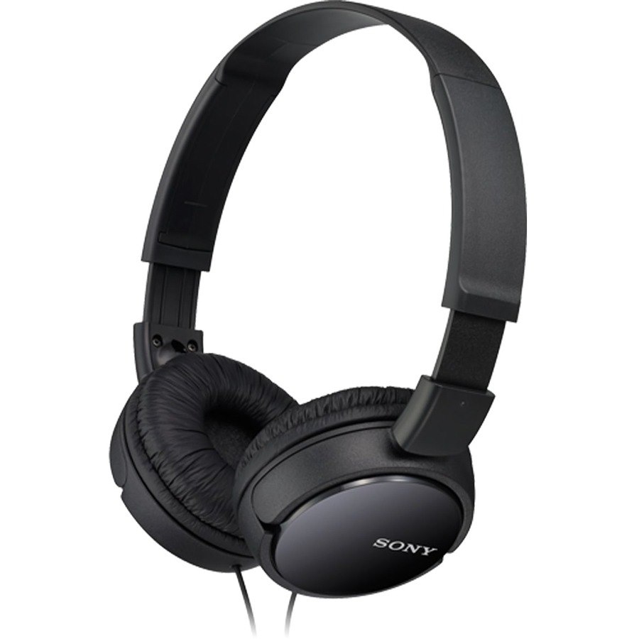 Sony MDR-ZX110/B Wired Over-the-head Binaural Stereo Headphone - Black