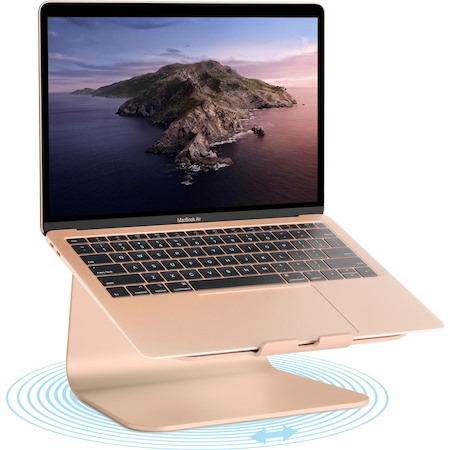 Rain Design mStand360 Laptop Stand w/ Swivel Base - Gold
