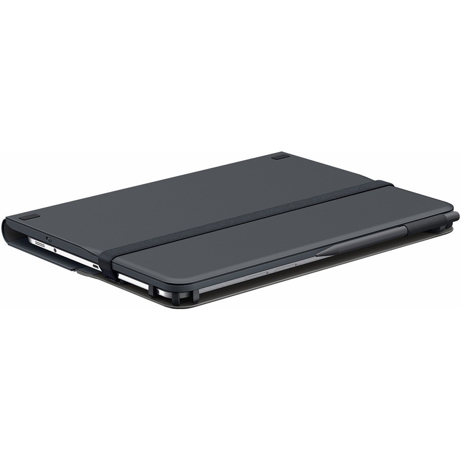 Logitech Universal Folio Toetsenbord/hoes (Folio) voor 25,4 cm (10") Apple iPad Air 2, iPad Air, iPad 2, iPad (3de generatie), iPad (4th Generation) - Frans toetsenbord - Zwart