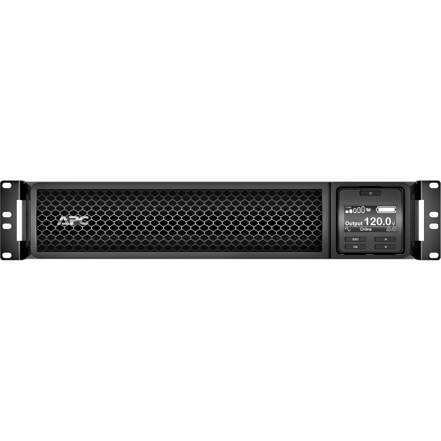 APC Smart-UPS On-Line, 3kVA, Rackmount 2U, 120V, 8x 5-20R+1x L5-30R NEMA outlets, Network Card, Extended runtime, W/ rail kit