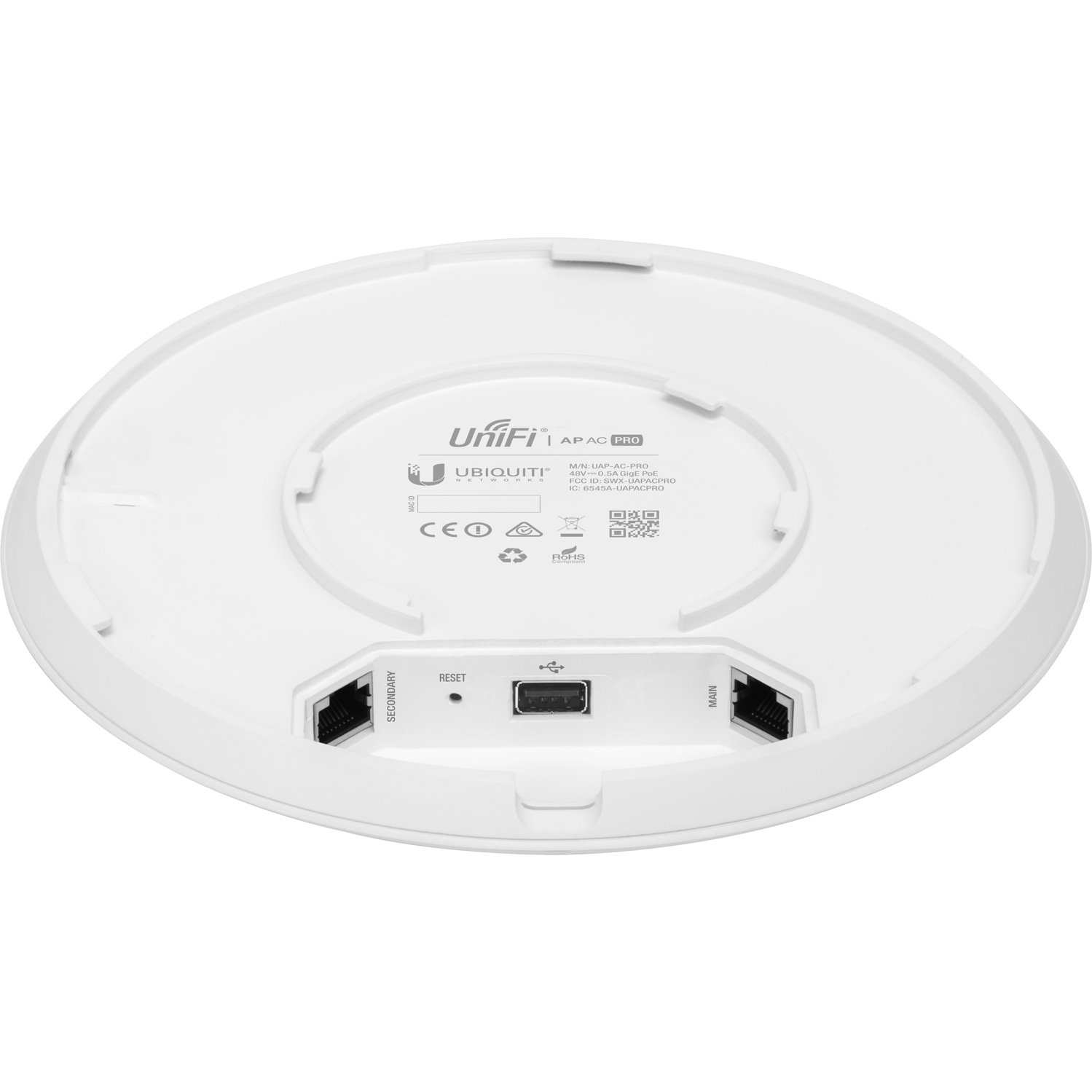 Ubiquiti UniFi UAP-AC-PRO IEEE 802.11ac 1300Mbit/s Wireless Access Point - Power Supply (Not Included)